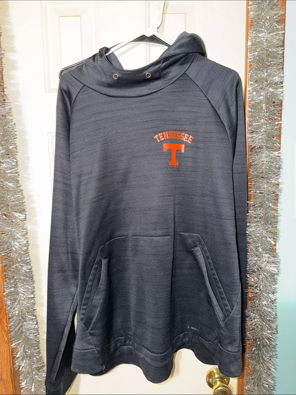 tek gear Gray Hoodie with Orange Tennessee Logo